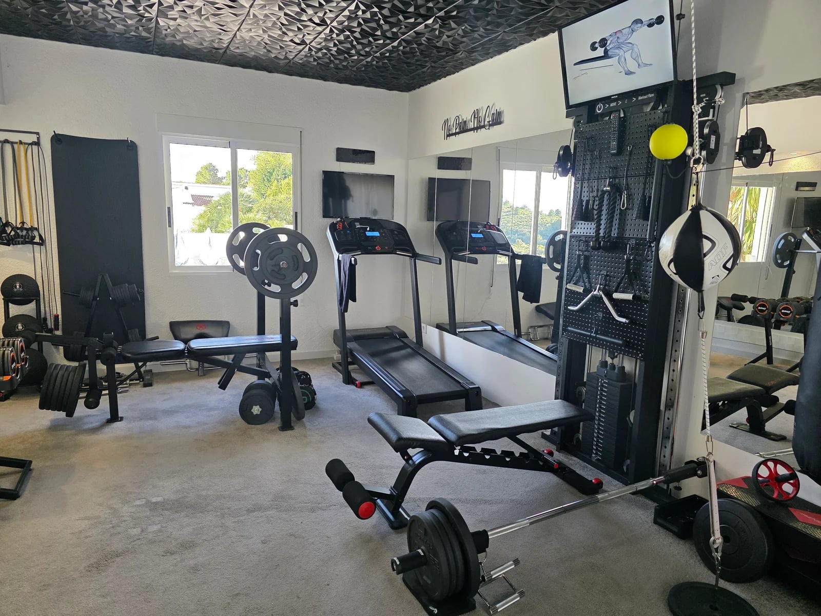 Fitness-Studio Trainingsbereich